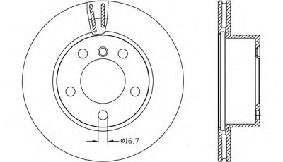 OPEN PARTS bdr262120 -  Тормозной диск